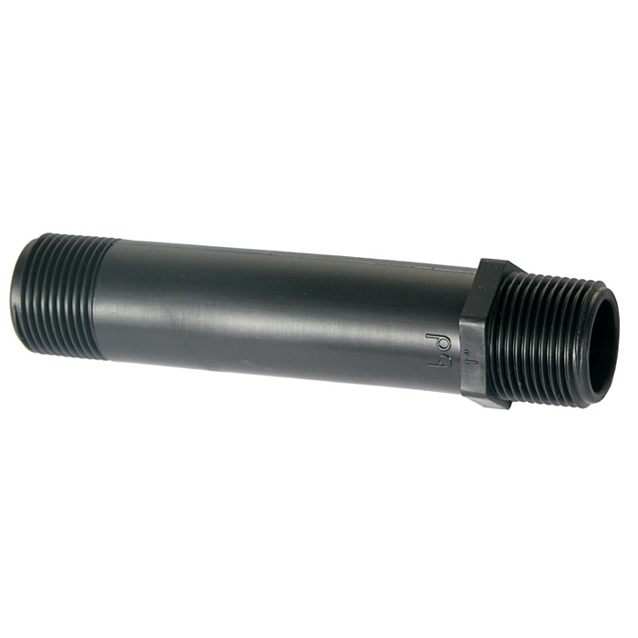 BD-pijpnippel-zwart-3-4 BD-pijpnippel-zwart-3-4