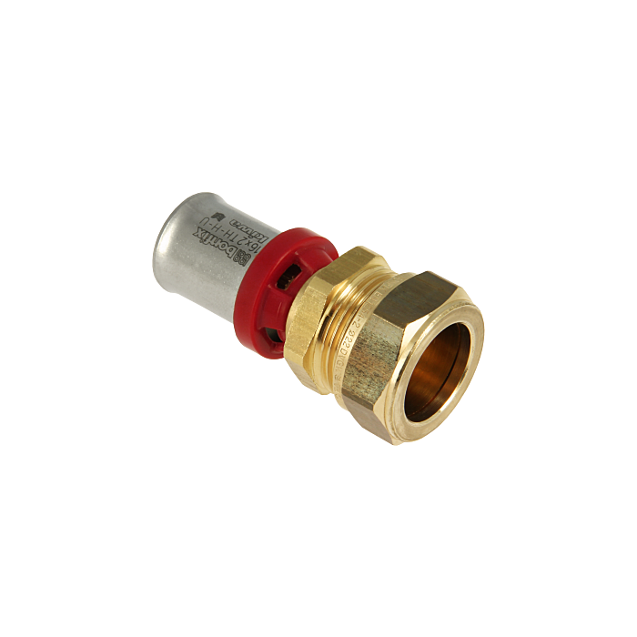 Bonfix Alu-pers verloopkoppeling knel 16 x 15 mm Bonfix Alu-pers verloopkoppeling knel 16 x 15 mm