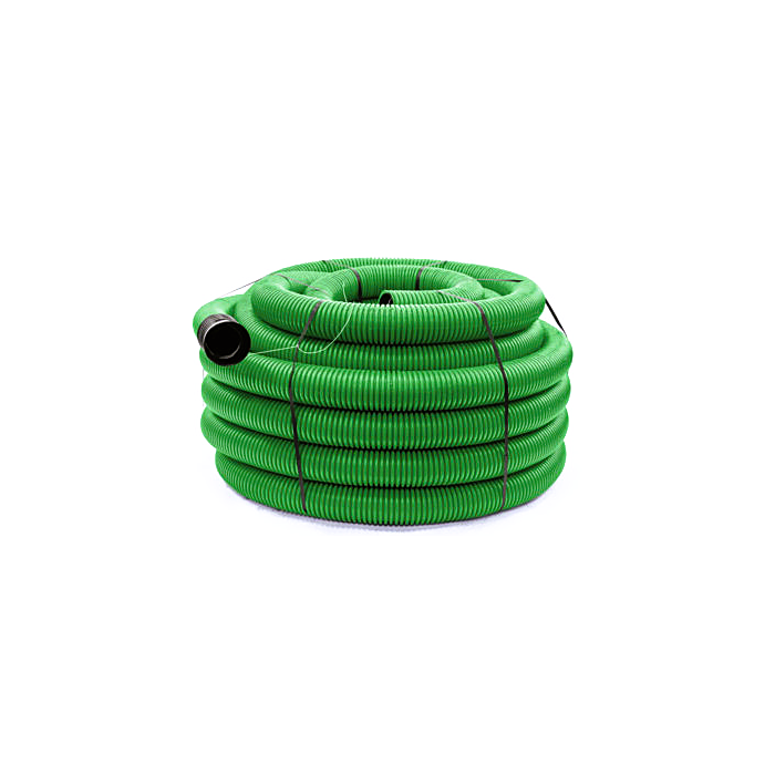 Kabelbeschermingsbuis voor glasvezel groen 40 mm rol 50 meter