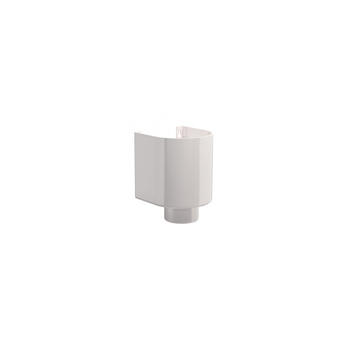 PVC HWA Vergaarbak halfrond wit PVC HWA Vergaarbak halfrond wit