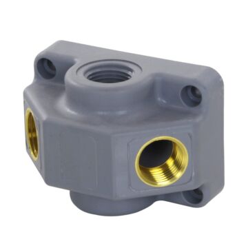 Girair polyester 2-weg muurplaat 1/2"